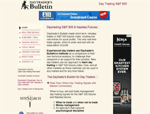 Tablet Screenshot of daytradersbulletin.com